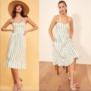 Reformation Eileen Gateau Midi Dress - Size 6